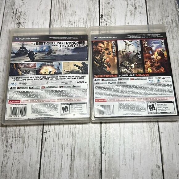 PS3 Call of Duty Black Ops II Call of Duty Modern Warfare 3 Ghosts Activision - Picture 3 of 11